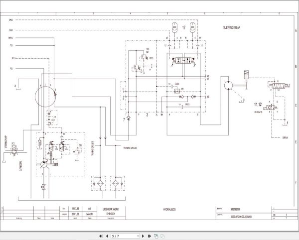 Liebherr Crane LTM 1030 2 Z17996 Electric and Hydraulic Diagrams EN 3