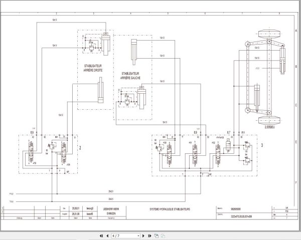 Liebherr Crane LTM 1030 2 Z17996 Electric and Hydraulic Diagrams FR 3