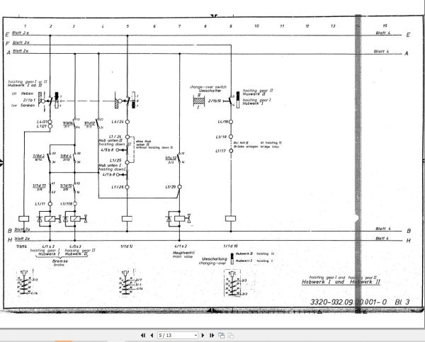 Liebherr Crane LTM 1030 Z11139 Electric Diagrams DE 2