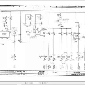 Liebherr Crane LTM 1035 Z15203 Electric and Hydraulic Diagrams DE 1