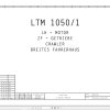 Liebherr Crane LTM 1040 1 Z19152 Electric and Hydraulic Diagrams DE 1