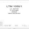 Liebherr Crane LTM 1040 1 Z19152 Electric and Hydraulic Diagrams ES 1
