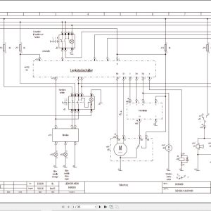 Liebherr Crane LTM 1040 Z15581 Electric and Hydraulic Diagrams DE 1