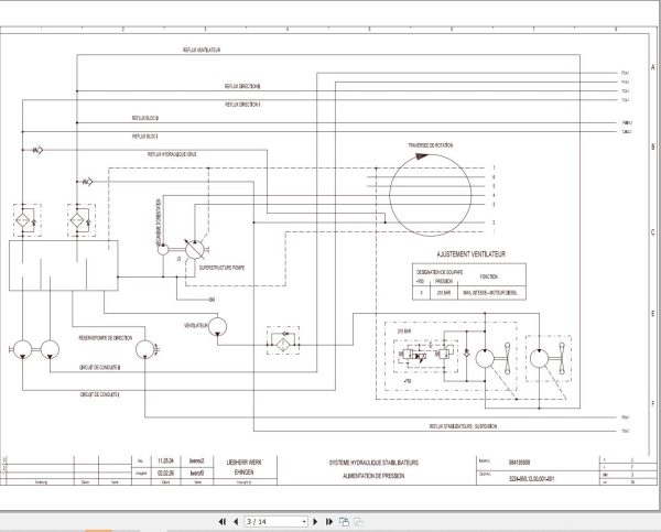 Liebherr Crane LTM 1045 3.1 Z53447 Electric and Hydraulic Diagrams FR 3
