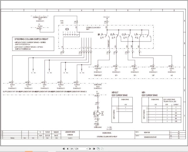Liebherr Crane LTM 1045 Z53150 Electric and Hydraulic Diagrams EN 2