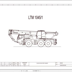 Liebherr Crane LTM 1045 Z53150 Electric and Hydraulic Diagrams FR 1