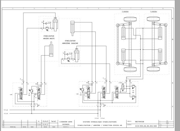 Liebherr Crane LTM 1045 Z53150 Electric and Hydraulic Diagrams FR 3
