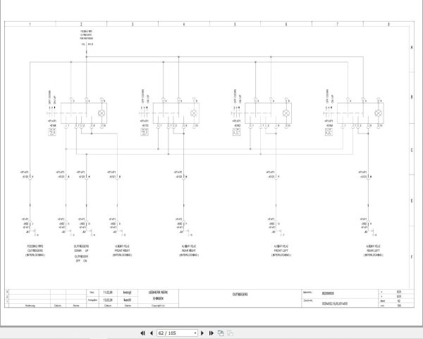 Liebherr Crane LTM 1050 1 Z55161 Electric and Hydraulic Diagrams EN 2