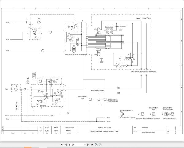 Liebherr Crane LTM 1055 1 Z55662 Electric and Hydraulic Diagrams ES 3