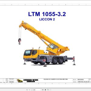 Liebherr Crane LTM 1055 3.2 Z85568 Electric and Hydraulic Diagrams ES 1