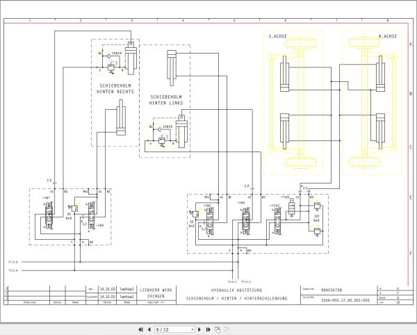 Liebherr Crane LTM 1060 2 Z57701 Electric and Hydraulic Diagrams DE 3