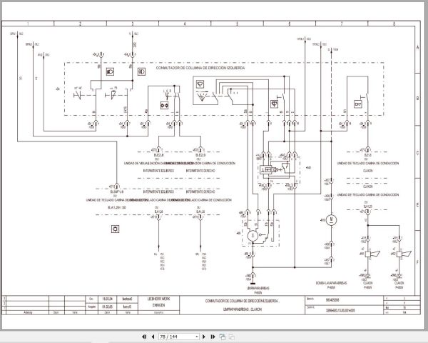 Liebherr Crane LTM 1060 2 Z57701 Electric and Hydraulic Diagrams ES 2