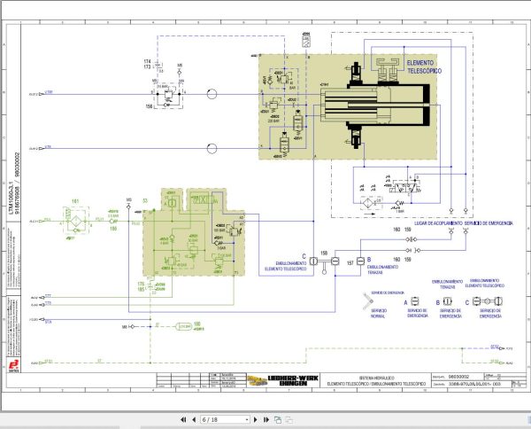 Liebherr Crane LTM 1060 3.1 Z45471 Electric and Hydraulic Diagrams ES 3