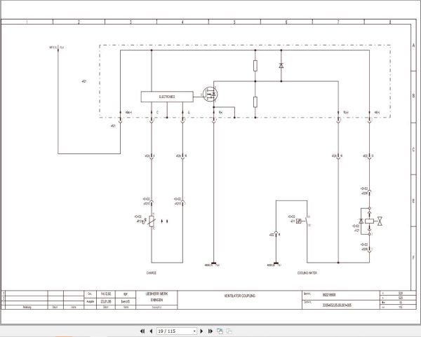 Liebherr Crane LTM 1070 1 Z22713 Electric and Hydraulic Diagrams EN 3
