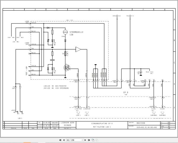 Liebherr Crane LTM 1070 2 Z59015 Electric and Hydraulic Diagrams DE 2