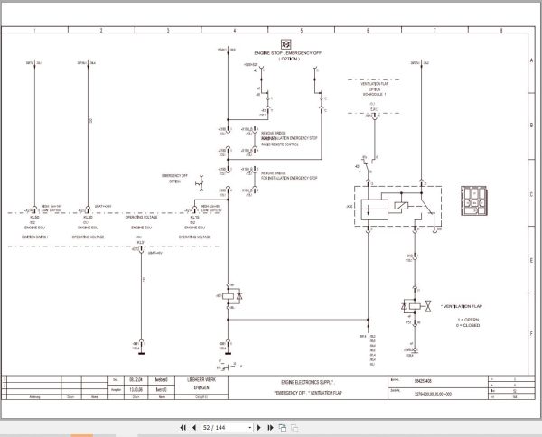 Liebherr Crane LTM 1070 2 Z59015 Electric and Hydraulic Diagrams EN 2