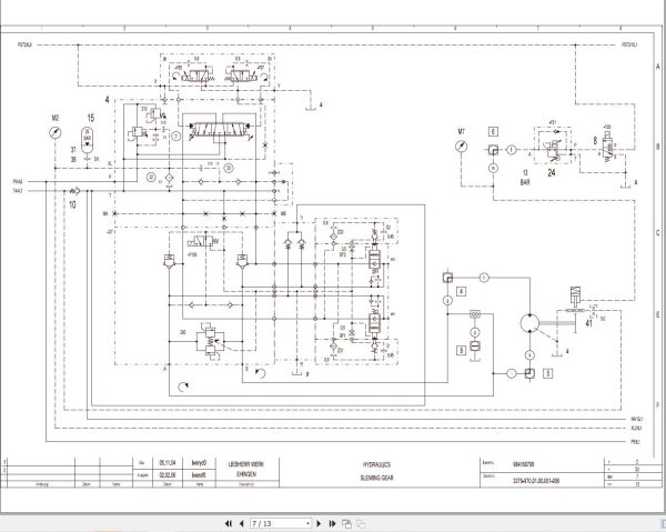 Liebherr Crane LTM 1070 2 Z59015 Electric and Hydraulic Diagrams EN 3