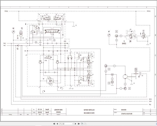 Liebherr Crane LTM 1070 2 Z59015 Electric and Hydraulic Diagrams ES 3