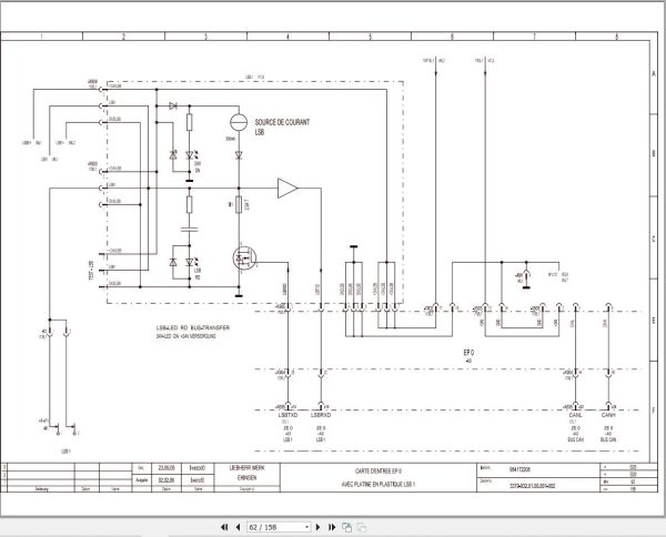 Liebherr Crane LTM 1070 2 Z59015 Electric and Hydraulic Diagrams FR 4