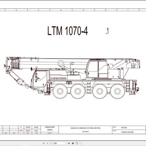 Liebherr Crane LTM 1070 4.1 Z59026 Electric and Hydraulic Diagrams ES 1