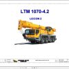 Liebherr Crane LTM 1070 4.2 Z59936 Electric and Hydraulic Diagrams EN 1