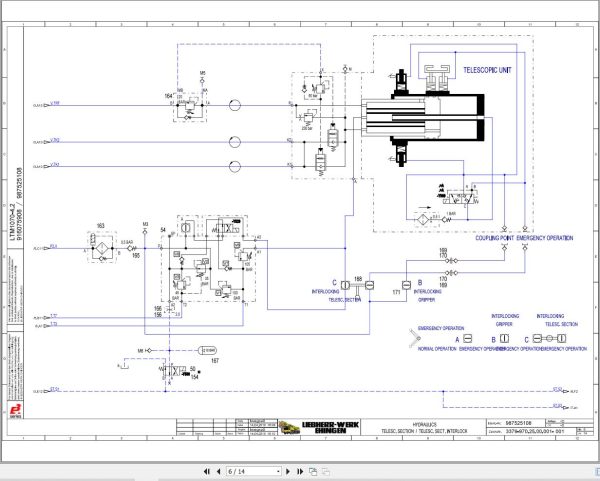 Liebherr Crane LTM 1070 4.2 Z59936 Electric and Hydraulic Diagrams EN 3