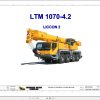 Liebherr Crane LTM 1070 4.2 Z59936 Electric and Hydraulic Diagrams ES 1