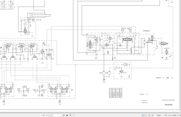 Liebherr Crane LTM 1070 Z16229 Electric and Hydraulic Diagrams DE 3
