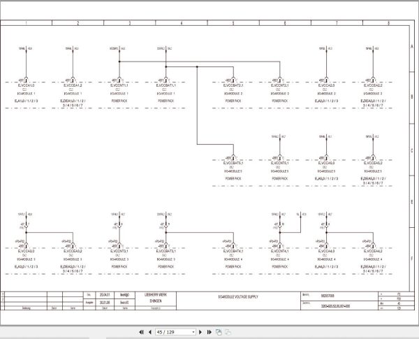 Liebherr Crane LTM 1080 L Z61528 Electric and Hydraulic Diagrams EN 2