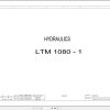 Liebherr Crane LTM 1080 L Z61528 Electric and Hydraulic Diagrams EN 3