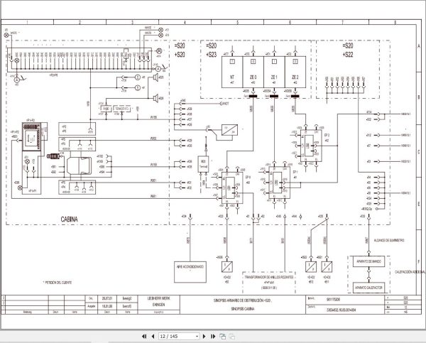 Liebherr Crane LTM 1080 L Z61528 Electric and Hydraulic Diagrams ES 2