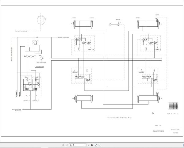 Liebherr Crane LTM 1090 1 Z22814 Electric and Hydraulic Diagrams DE 3