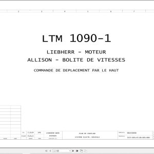 Liebherr Crane LTM 1090 1 Z22814 Electric and Hydraulic Diagrams FR 1