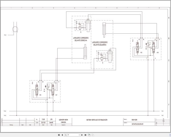 Liebherr Crane LTM 1090 2 Z23053 Electric and Hydraulic Diagrams ES 3