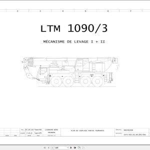 Liebherr Crane LTM 1090 3 Z63250 Electric and Hydraulic Diagrams FR 1