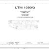 Liebherr Crane LTM 1090 3 Z63250 Electric and Hydraulic Diagrams RU 1
