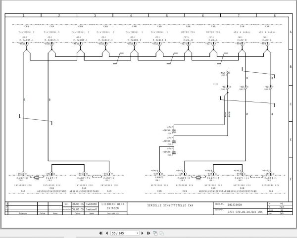 Liebherr Crane LTM 1090 3 Z63252 Electric and Hydraulic Diagrams DE 2