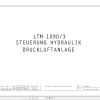 Liebherr Crane LTM 1090 3 Z63252 Electric and Hydraulic Diagrams DE 3