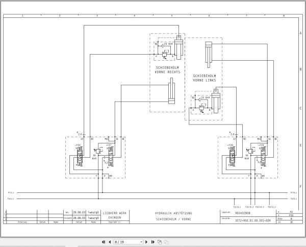 Liebherr Crane LTM 1090 3 Z63252 Electric and Hydraulic Diagrams DE 4