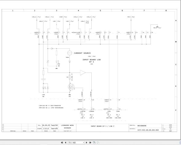 Liebherr Crane LTM 1090 3 Z63252 Electric and Hydraulic Diagrams EN 4