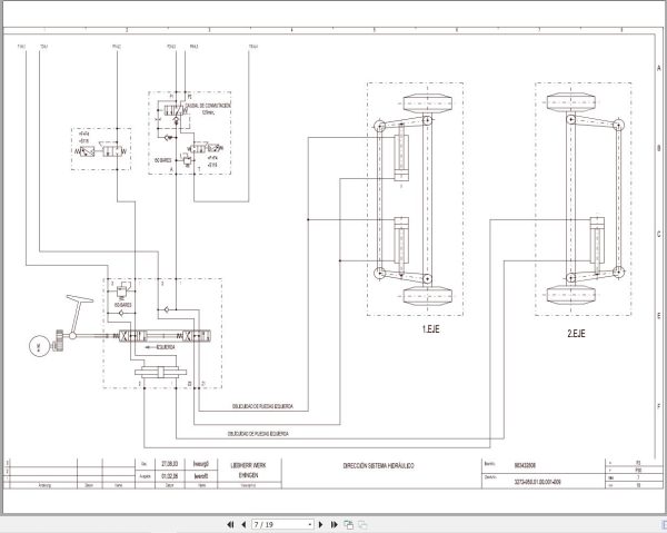 Liebherr Crane LTM 1090 3 Z63252 Electric and Hydraulic Diagrams ES 4