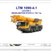 Liebherr Crane LTM 1090 4.1 Z90250 Electric and Hydraulic Diagrams DE 3