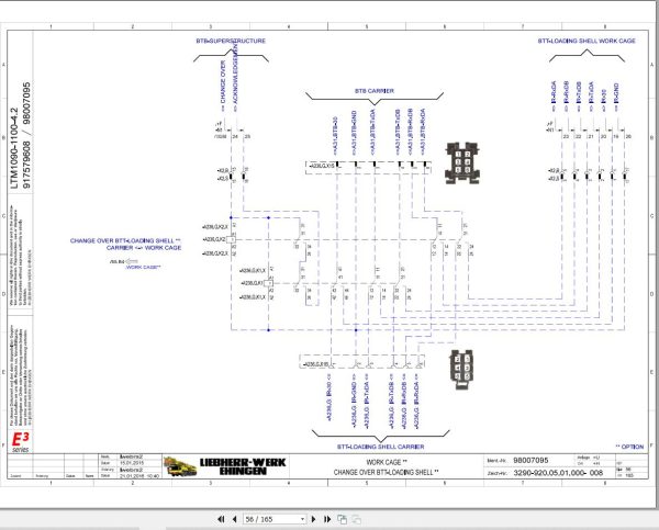 Liebherr Crane LTM 1090 4.1 Z90250 Electric and Hydraulic Diagrams EN 2