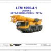 Liebherr Crane LTM 1090 4.1 Z90250 Electric and Hydraulic Diagrams FR 1