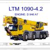 Liebherr Crane LTM 1090 4.2 Z43900 Electric and Hydraulic Diagrams EN 1