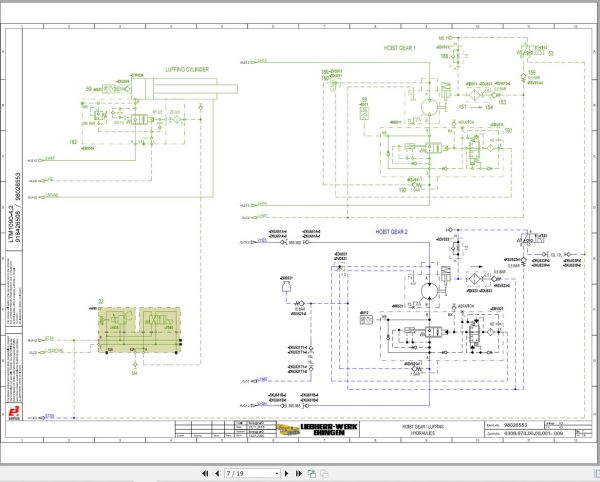 Liebherr Crane LTM 1090 4.2 Z43900 Electric and Hydraulic Diagrams EN 4
