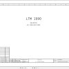 Liebherr Crane LTM 1090 Z16406 Electric and Hydraulic Diagrams DE 1