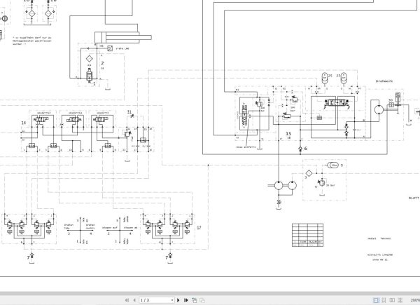 Liebherr Crane LTM 1090 Z16406 Electric and Hydraulic Diagrams DE 3