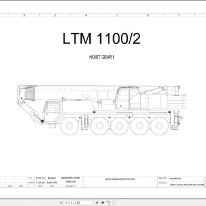 Liebherr Crane LTM 1100 2 Z65068 Electric and Hydraulic Diagrams EN 1