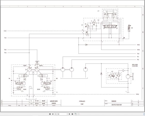 Liebherr Crane LTM 1100 2 Z65068 Electric and Hydraulic Diagrams EN 3